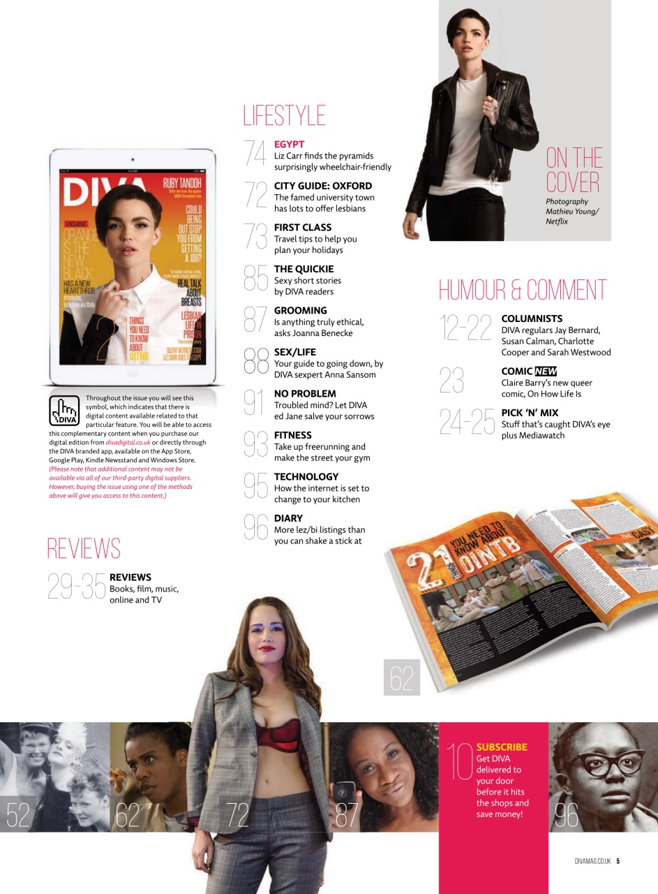 DIVA Magazine Preview Pages