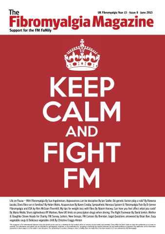 Fibromyalgia Magazine issue Fibromyalgia Magazine June 2015