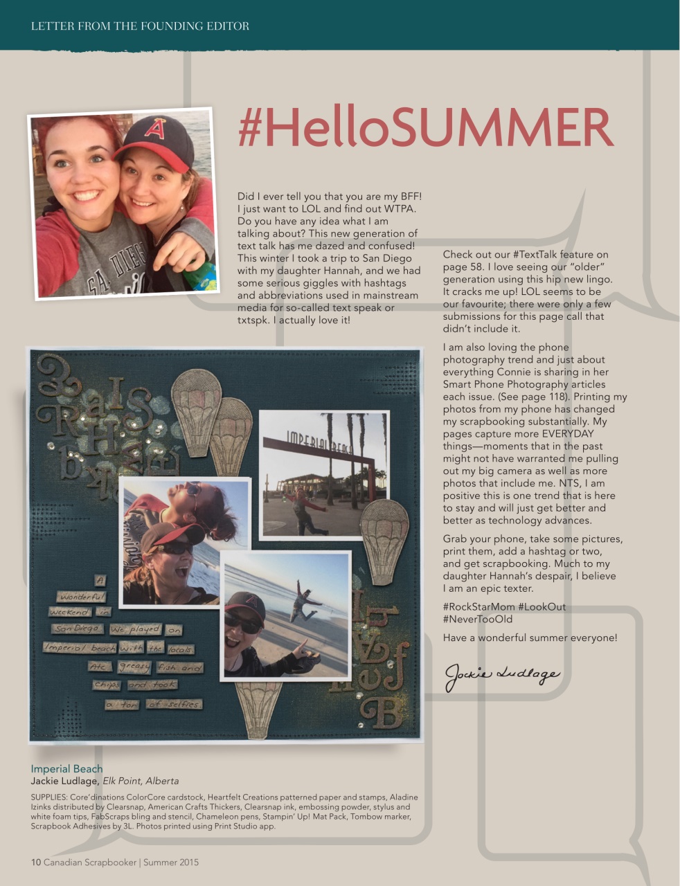 Creative Scrapbooker Preview Pages