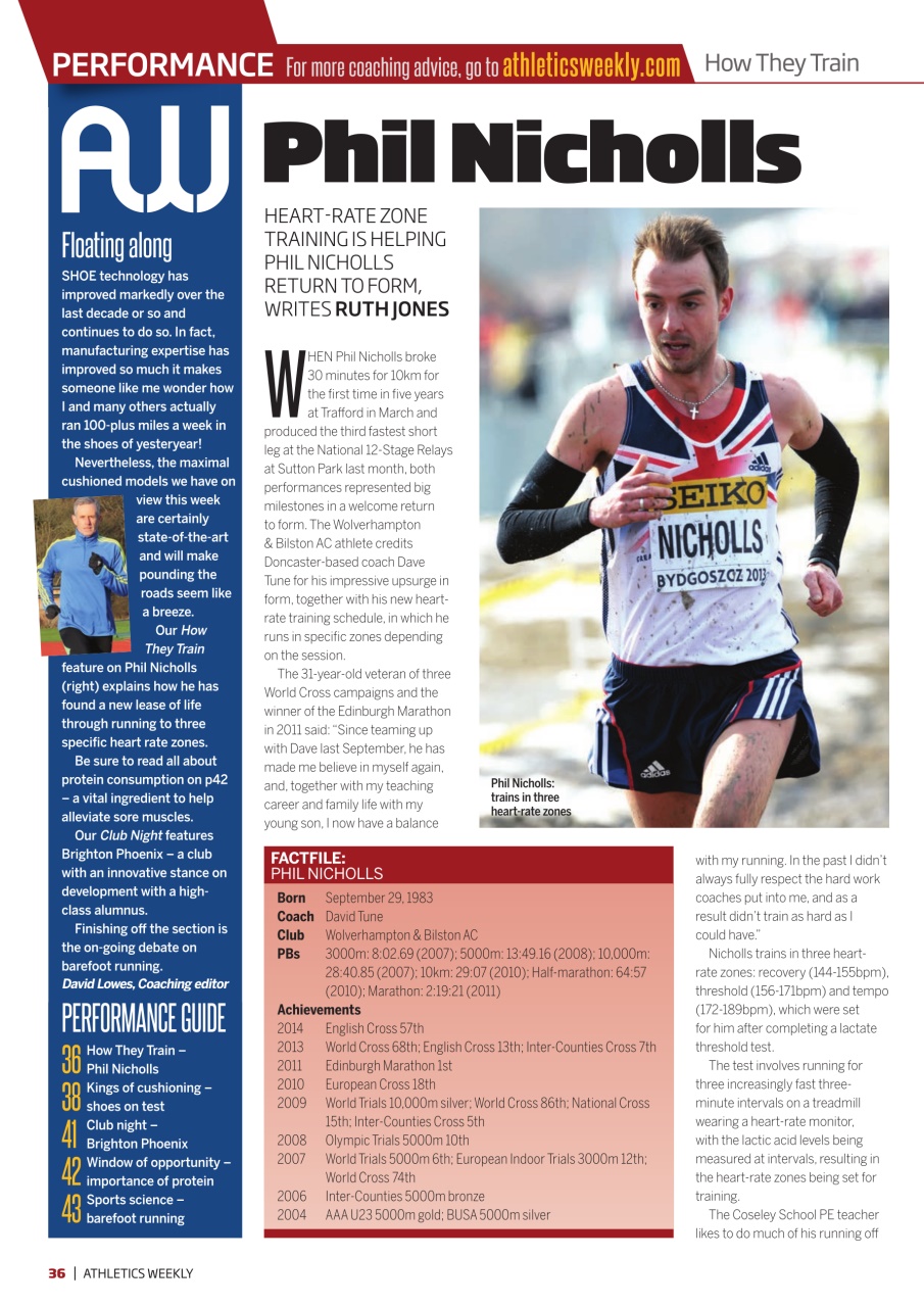 AW – Athletics Weekly Magazine Preview Pages