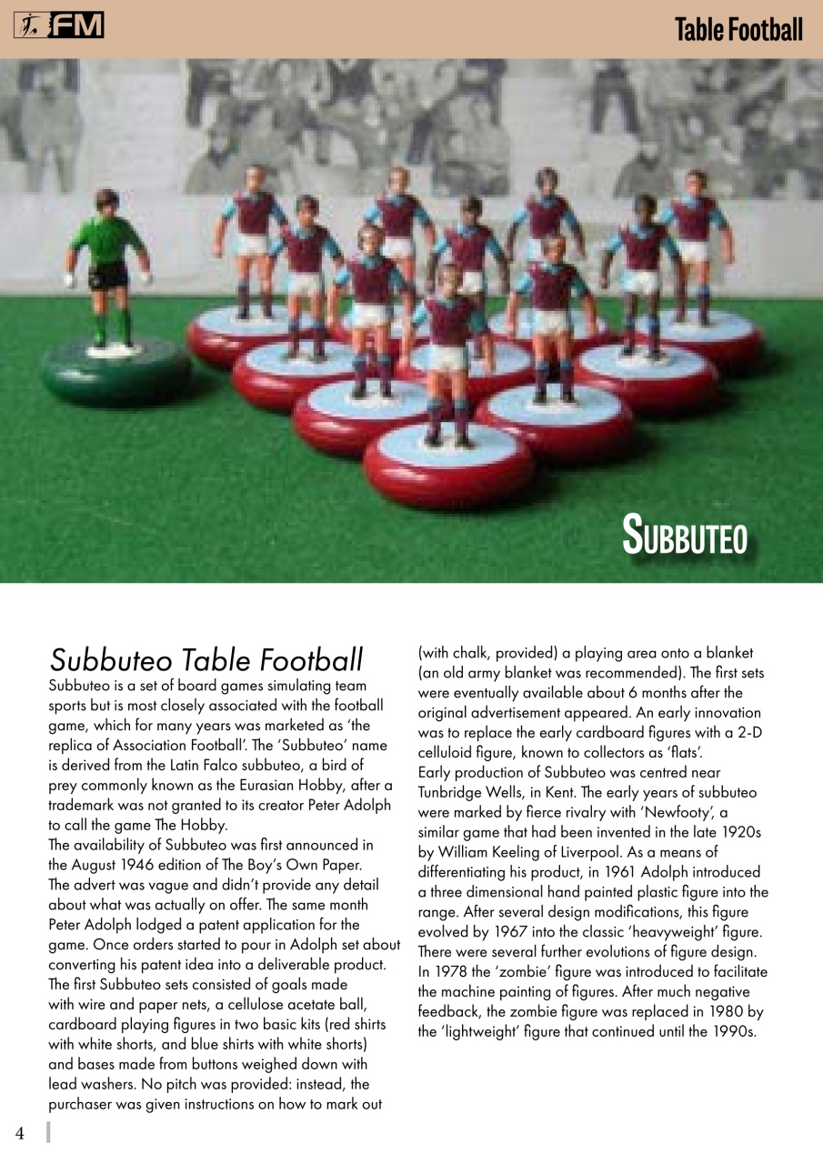 Football Masters Preview Pages