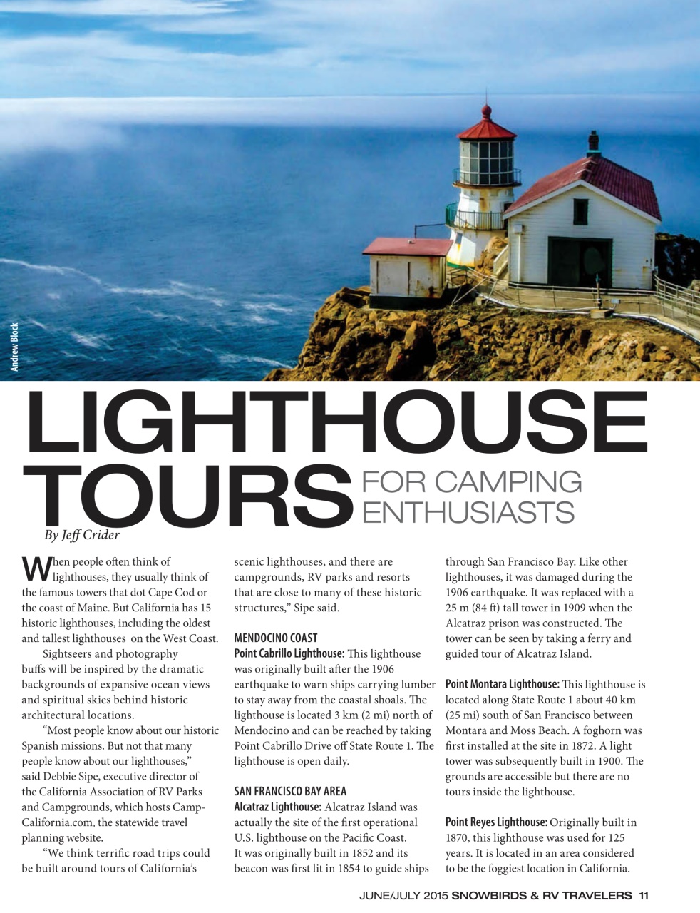 Snowbirds & RV Travelers Preview Pages