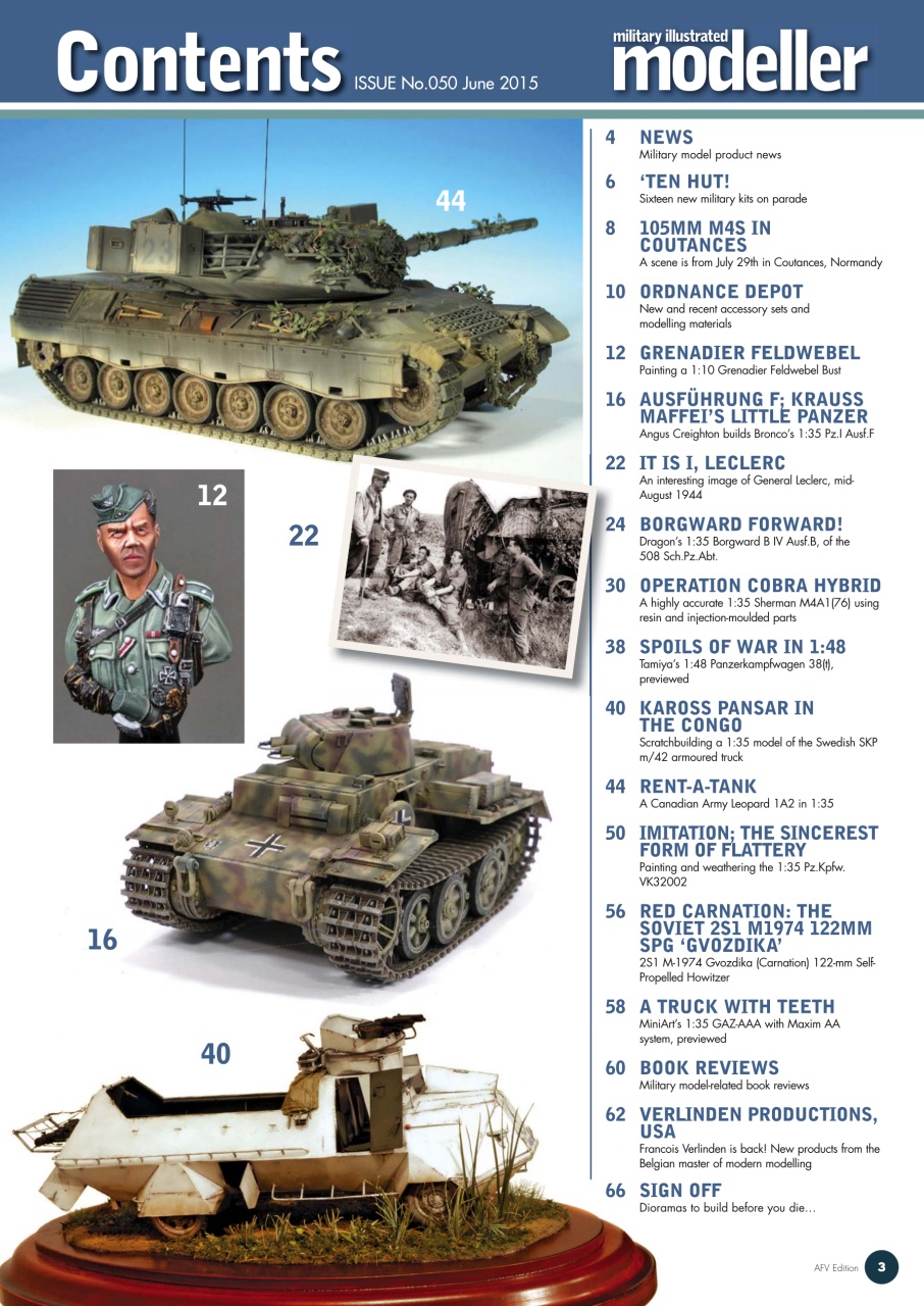 MIM: AFV Edition Preview Pages