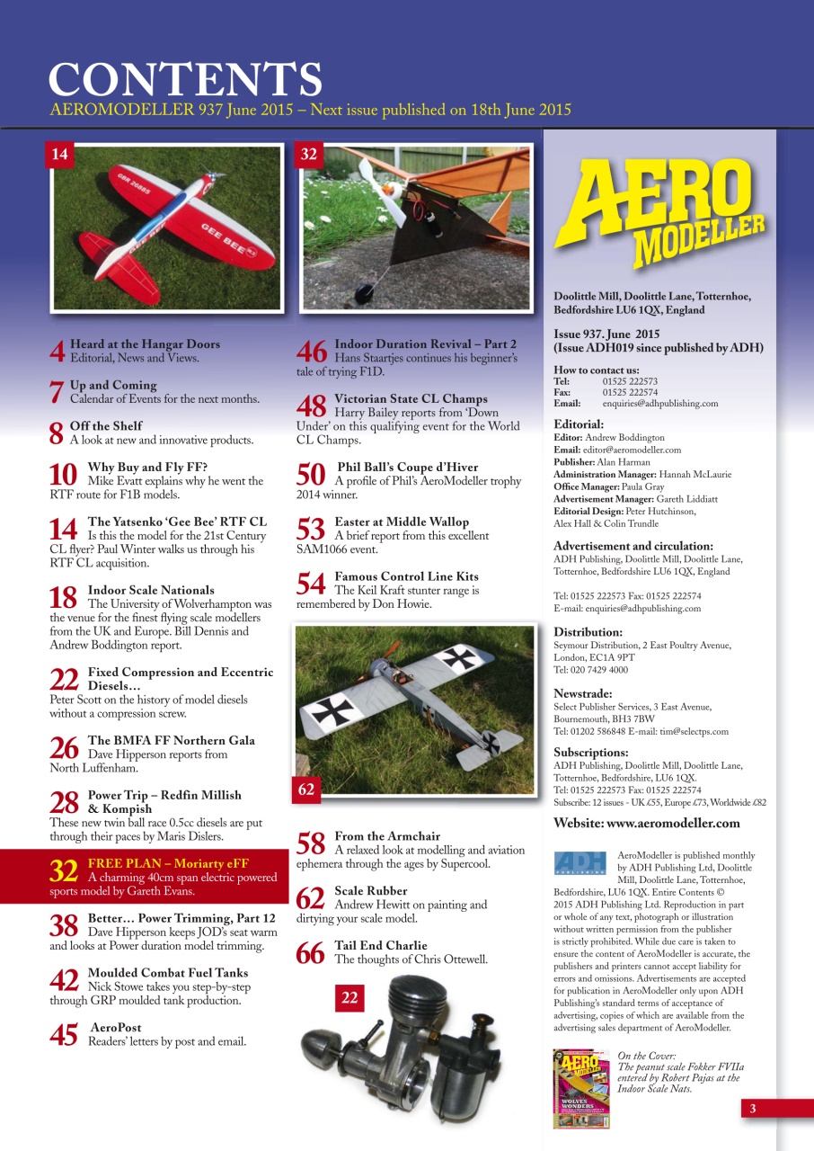 AeroModeller Preview Pages