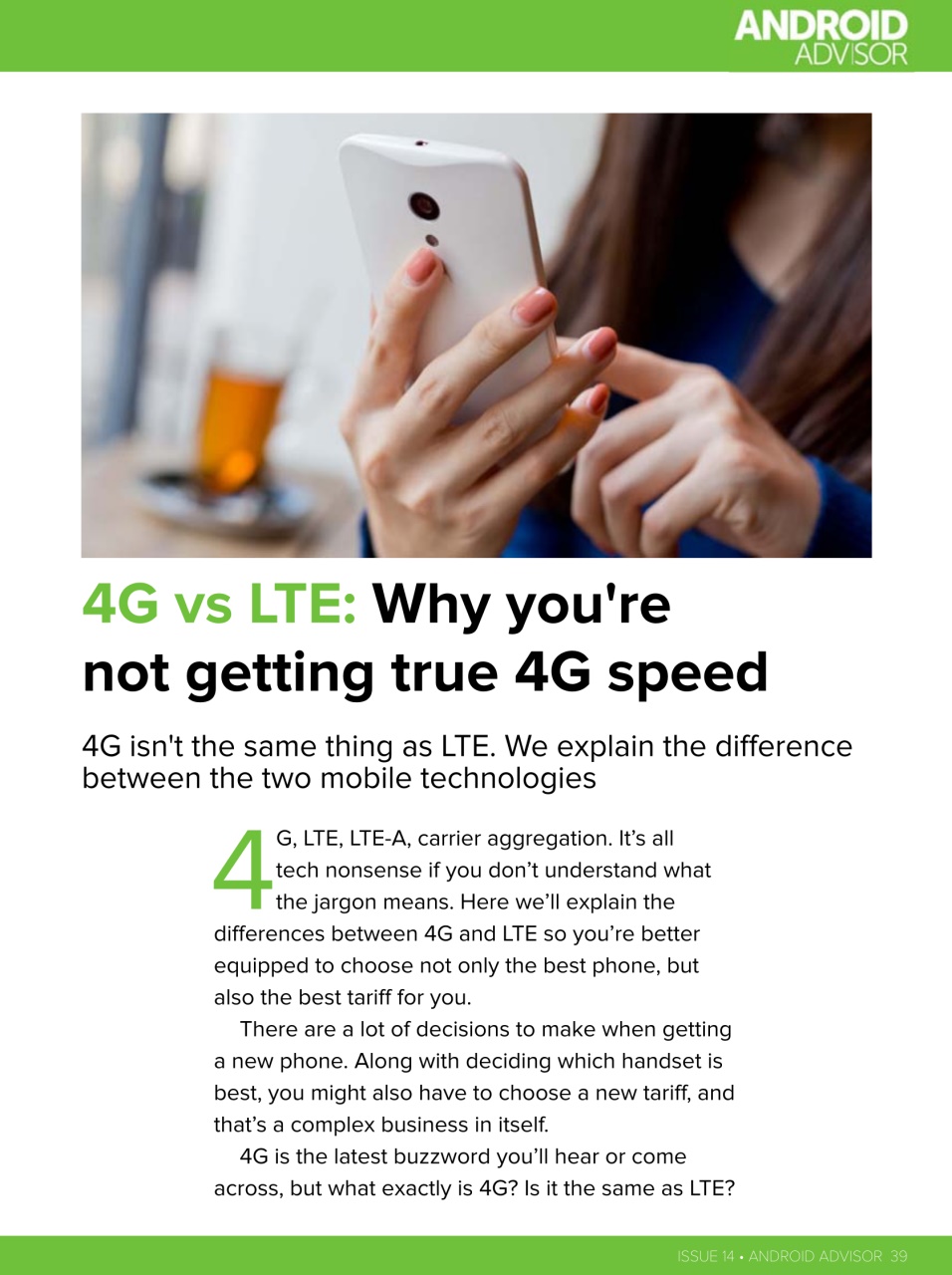 Android Advisor Preview Pages