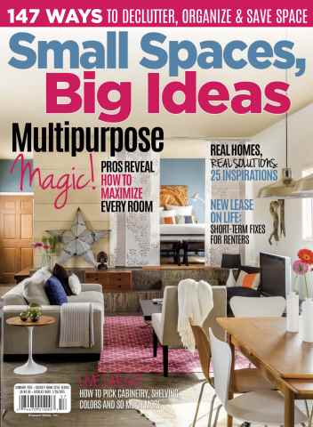 Romantic Homes issue Small Spaces, Big Ideas Summer 2015
