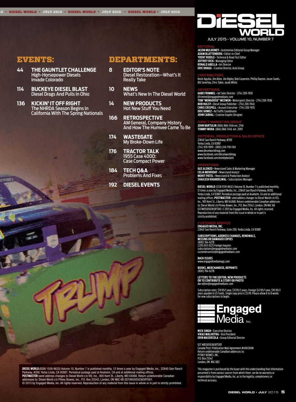 Diesel World Preview Pages