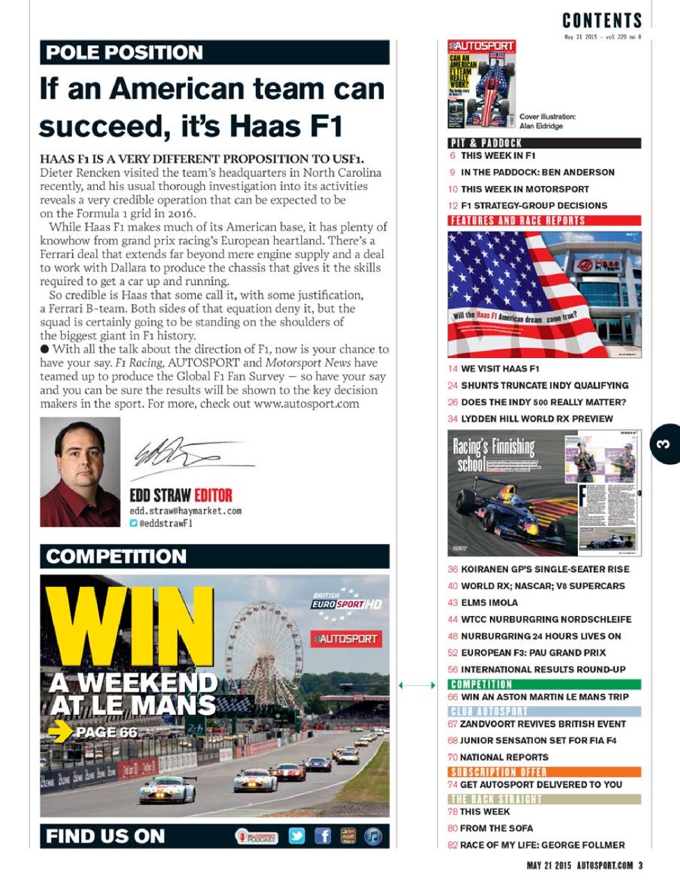 Autosport Preview Pages