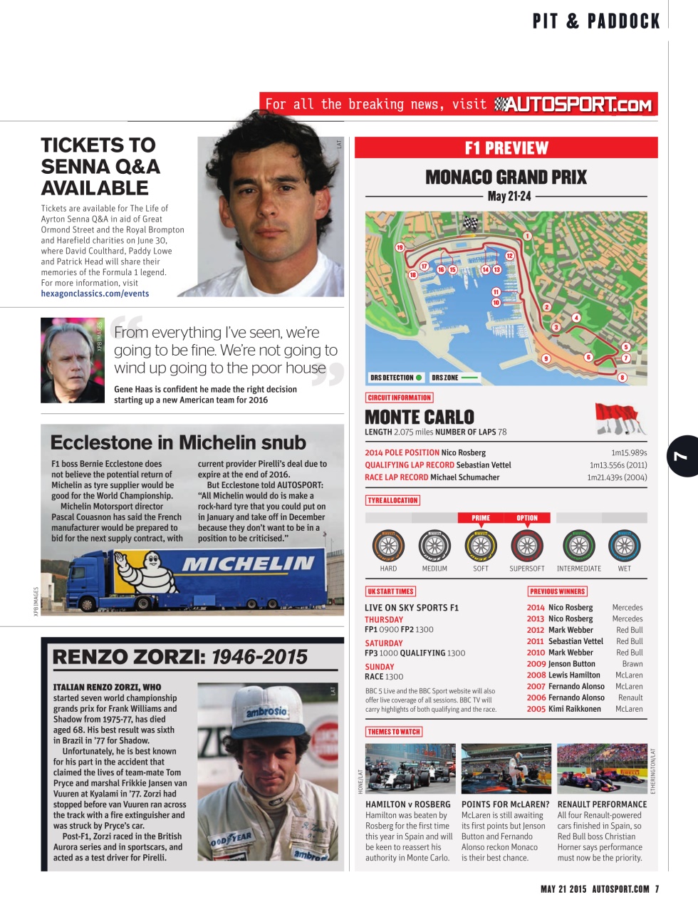 Autosport Preview Pages