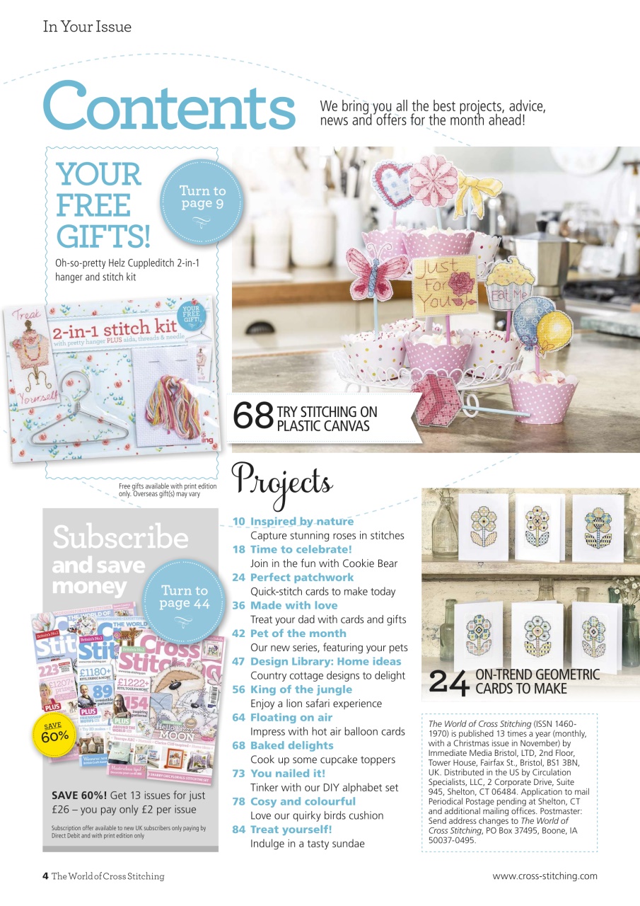 The World of Cross Stitching Preview Pages