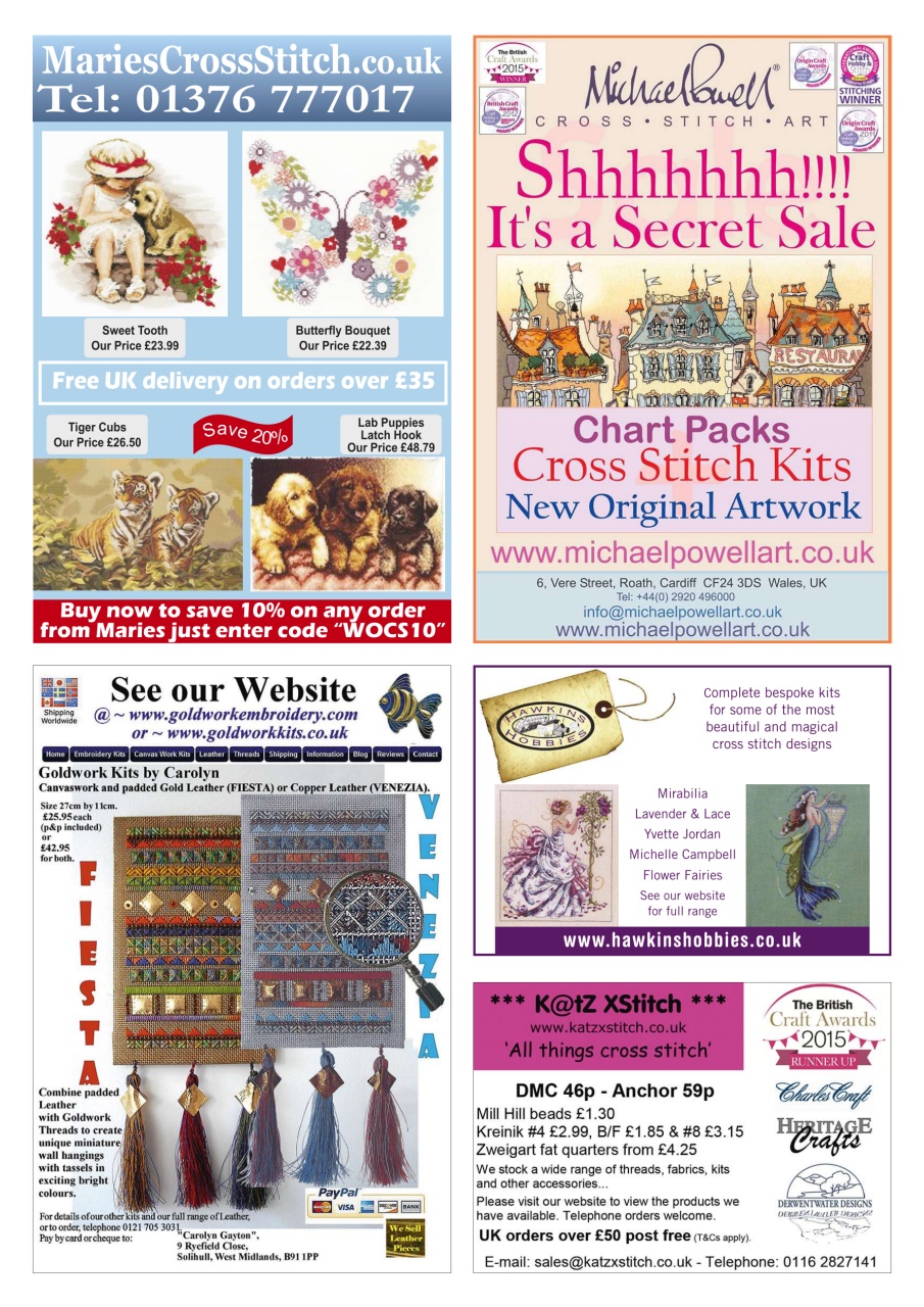 The World of Cross Stitching Preview Pages