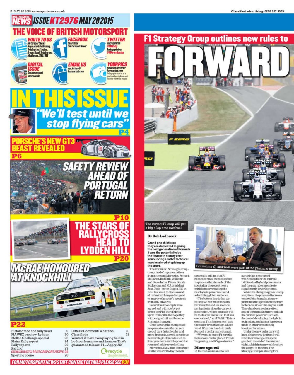 Motorsport News Preview Pages
