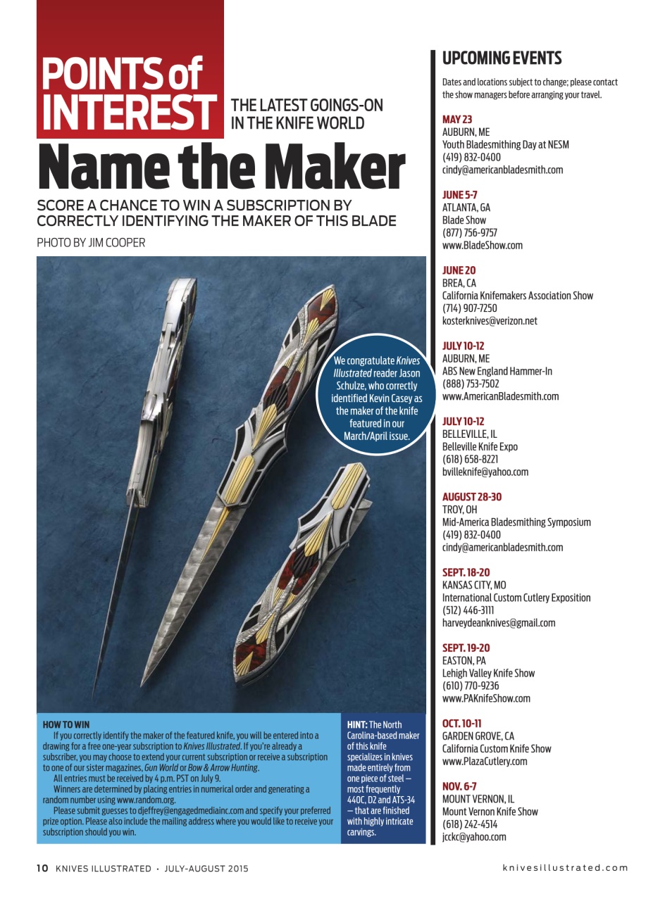 Knives Illustrated Preview Pages