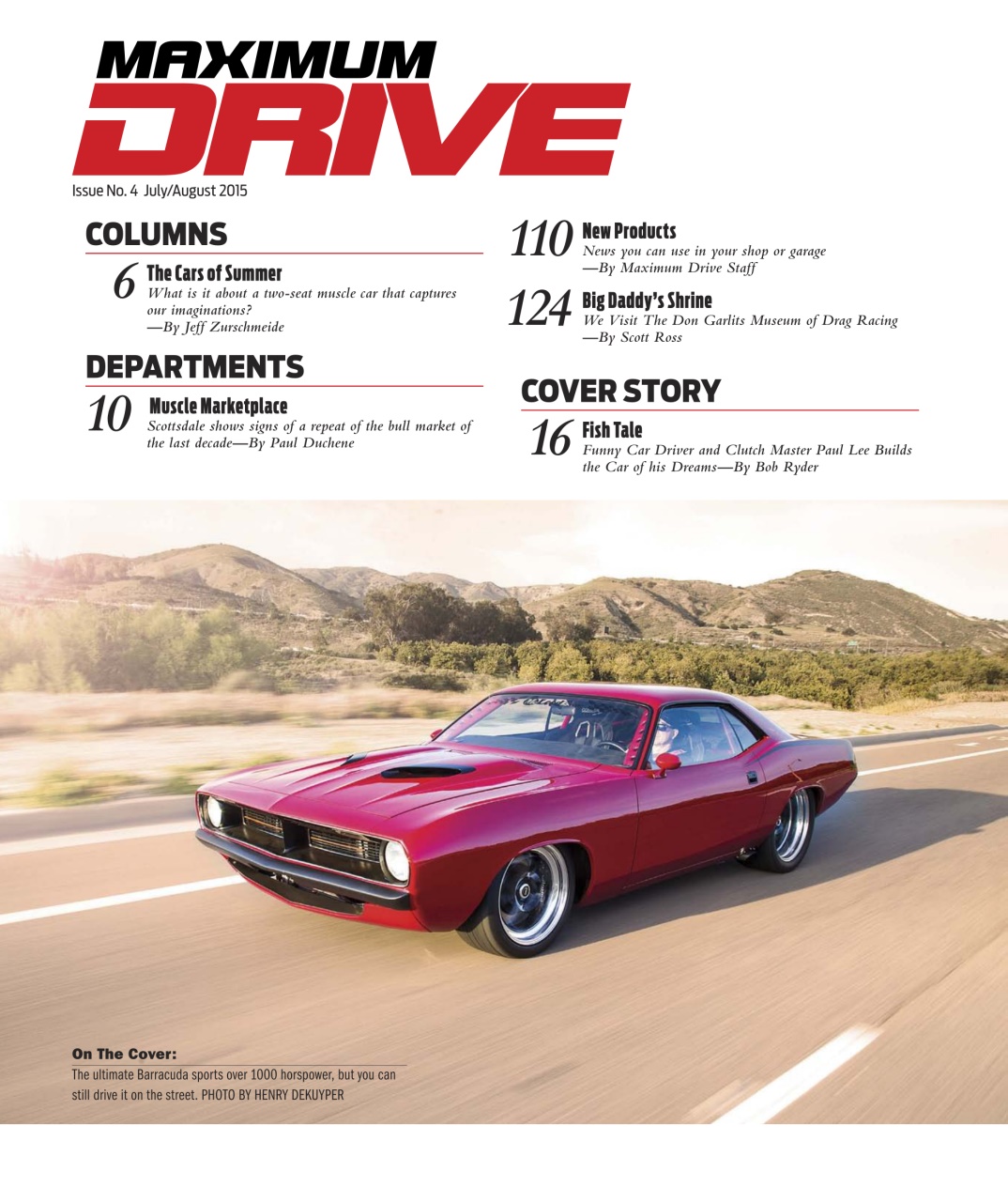 Maximum Drive Preview Pages