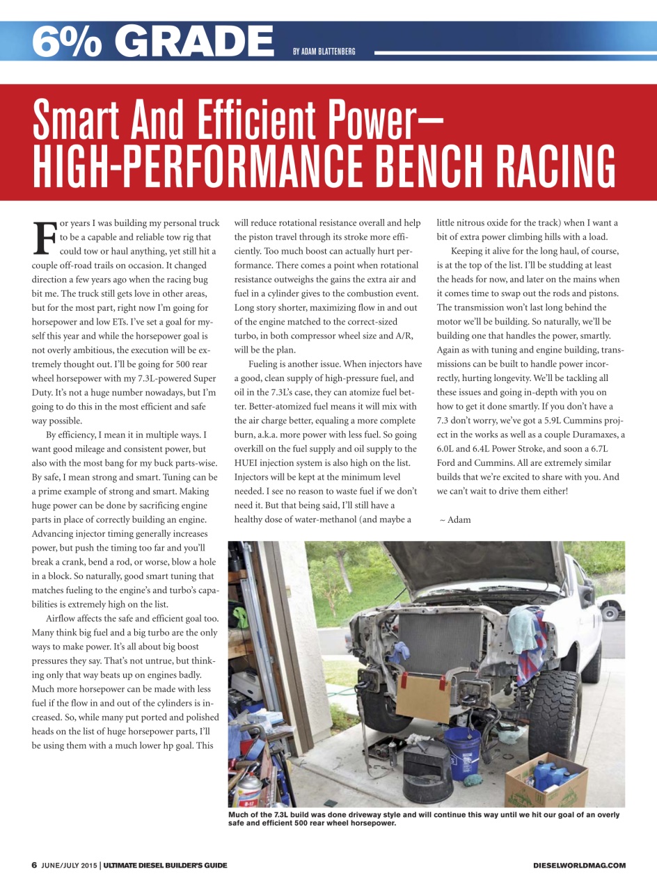 Ultimate Diesel Builders Guide Preview Pages