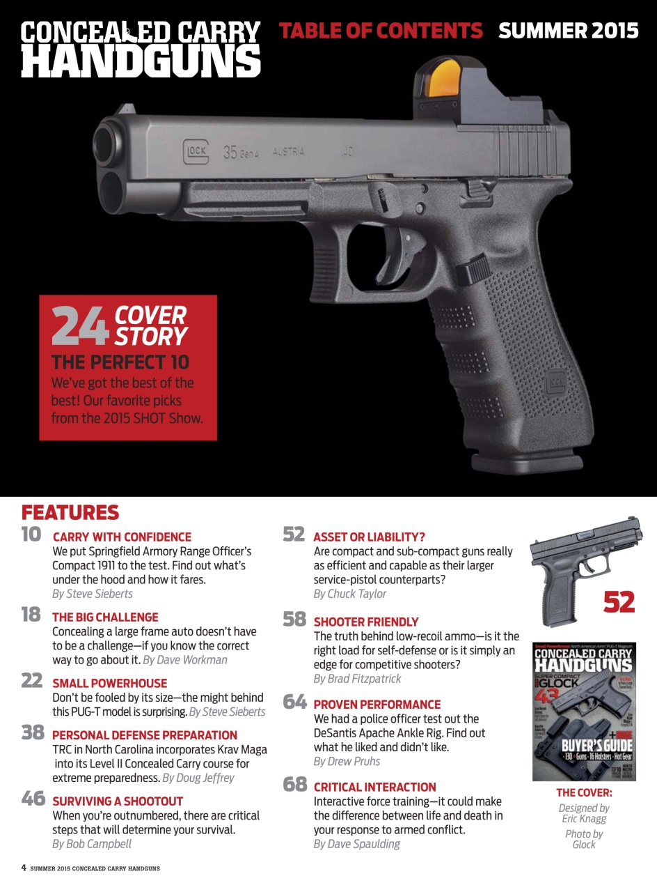 Concealed Carry Handguns Preview Pages