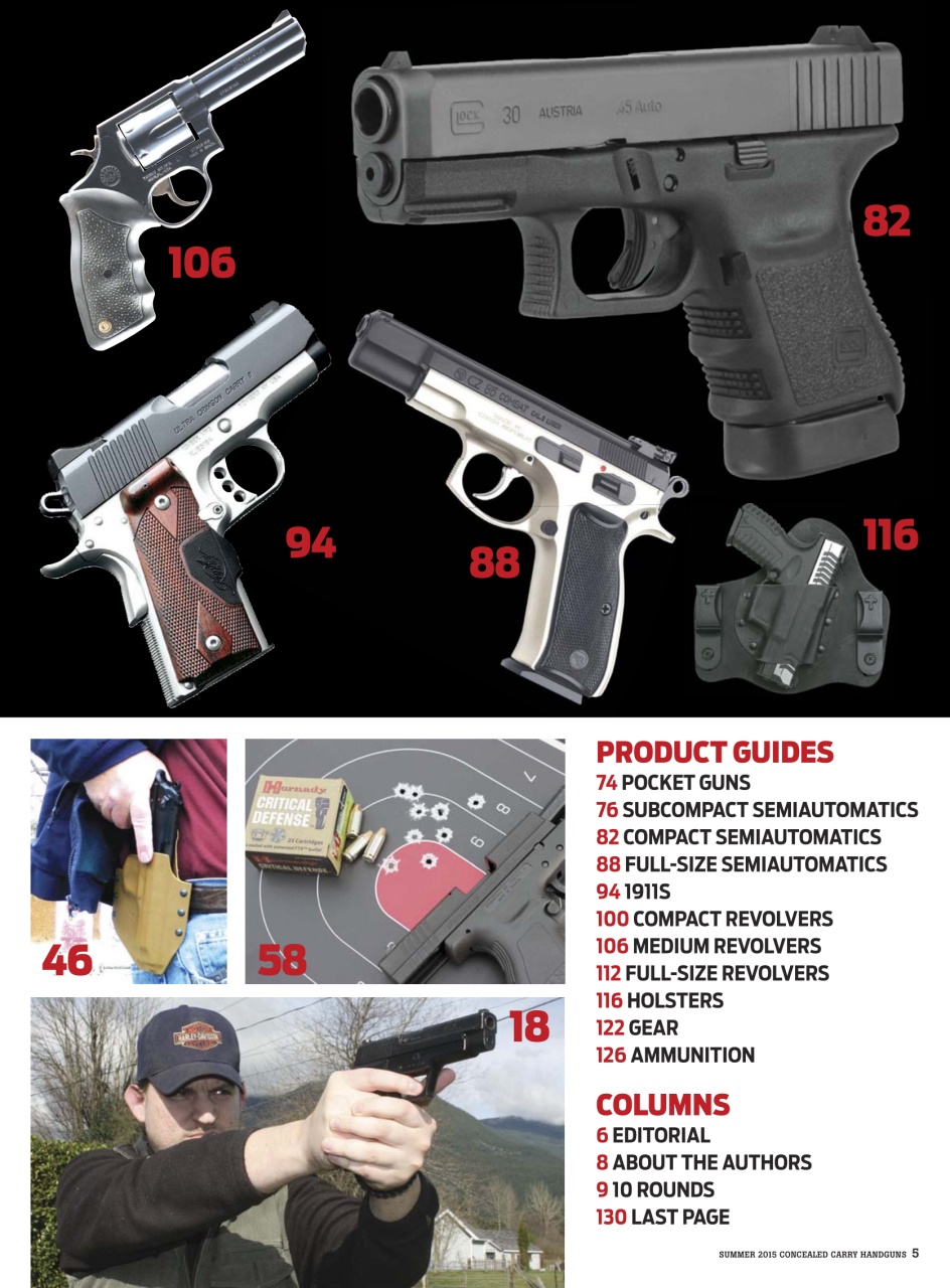 Concealed Carry Handguns Preview Pages