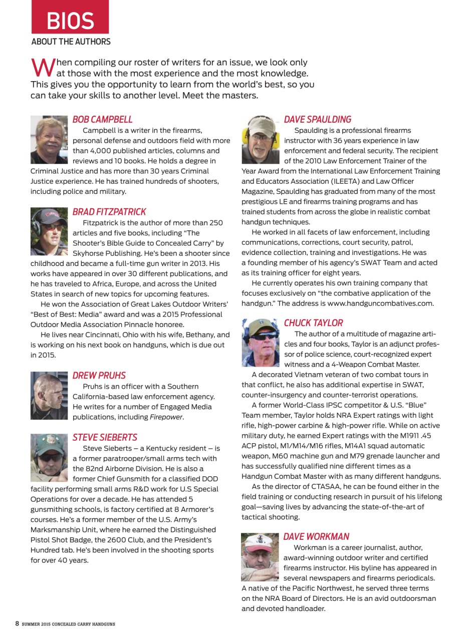 Concealed Carry Handguns Preview Pages