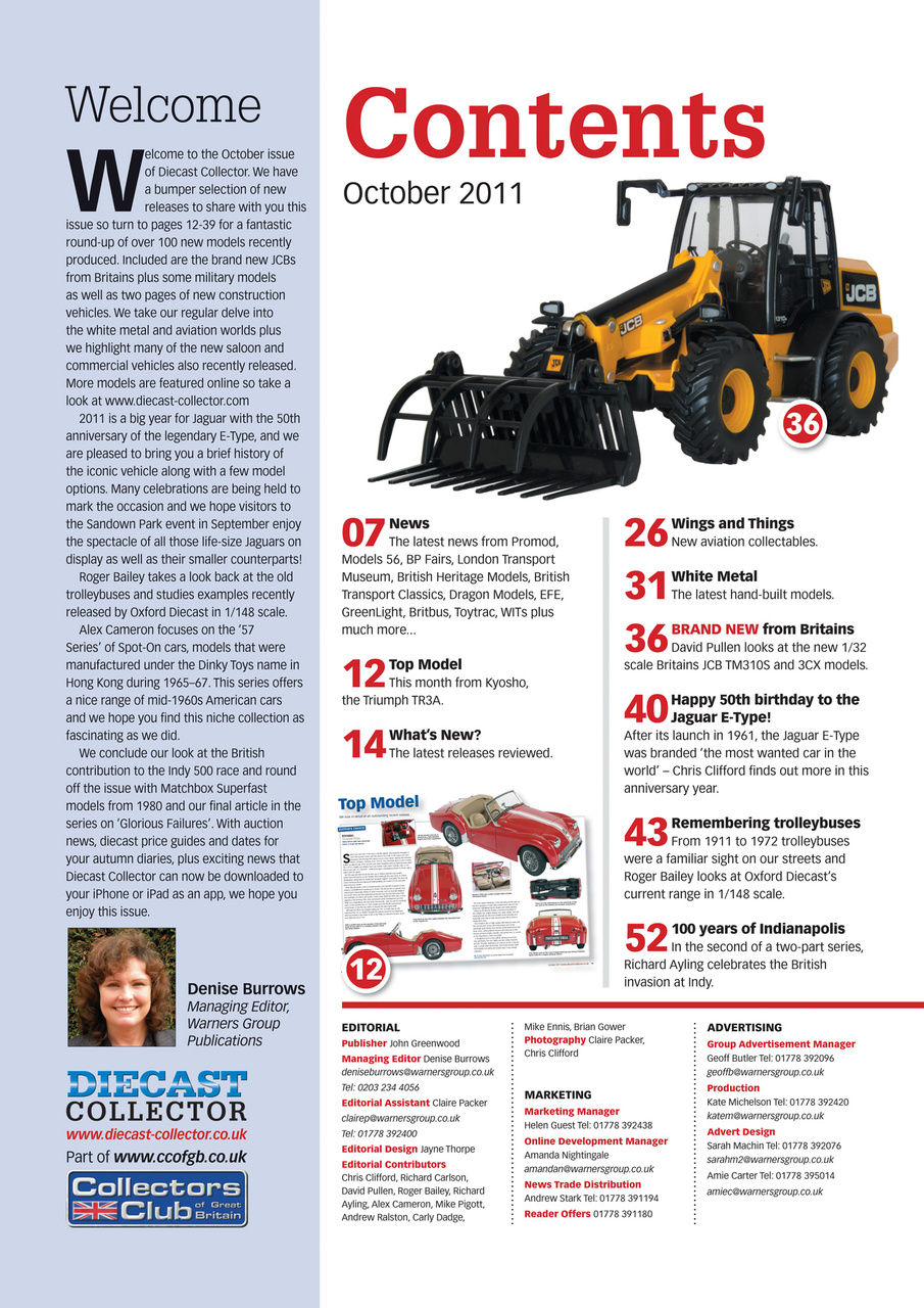 Diecast Collector Preview Pages