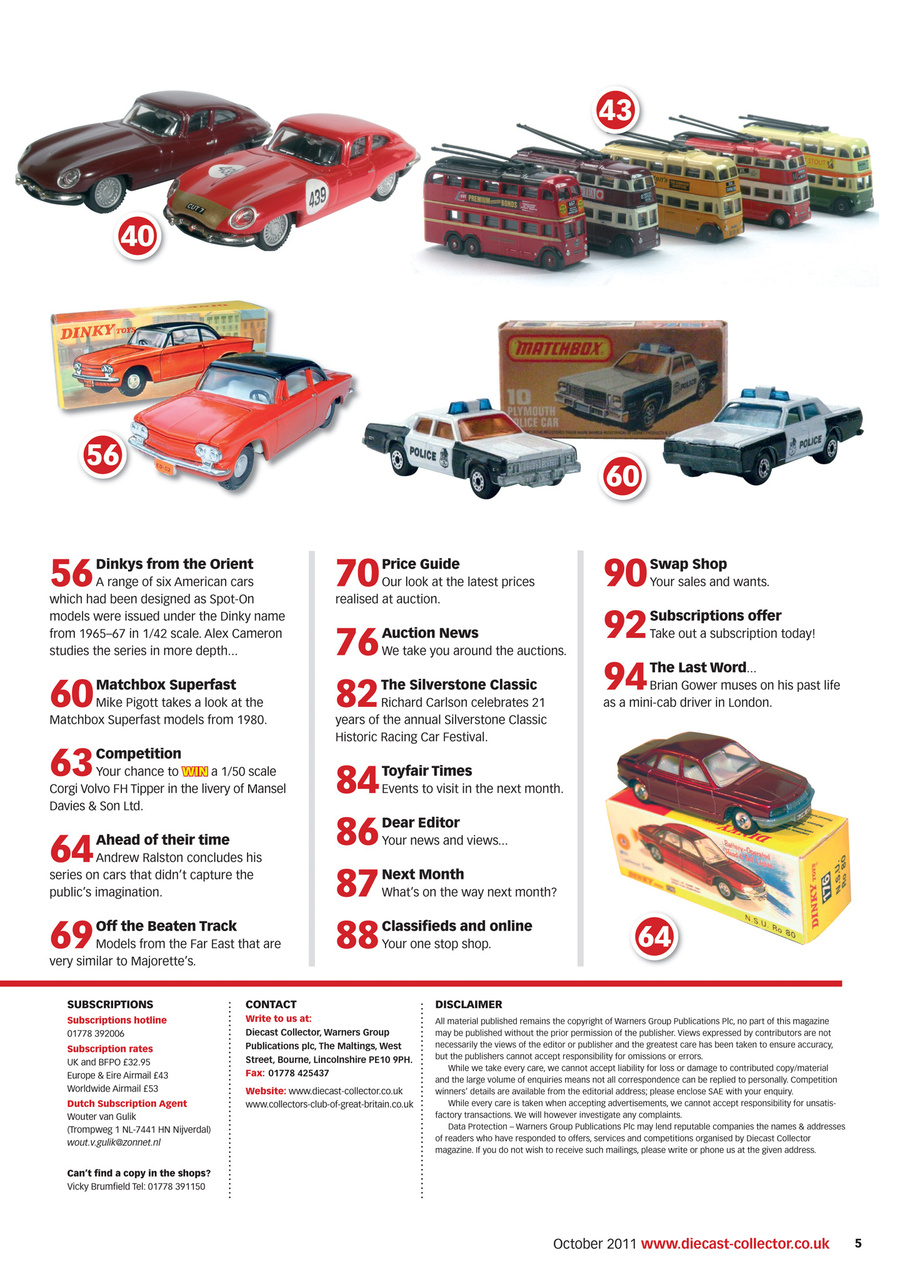 Diecast Collector Preview Pages