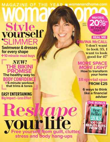 Woman & Home issue July 2015