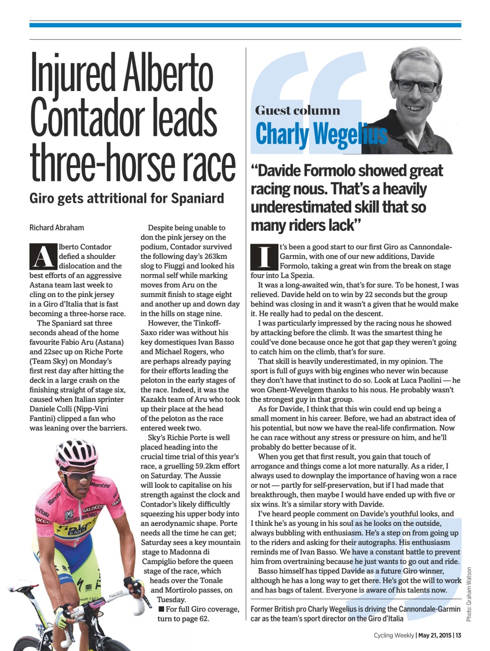 Cycling Weekly Preview Pages