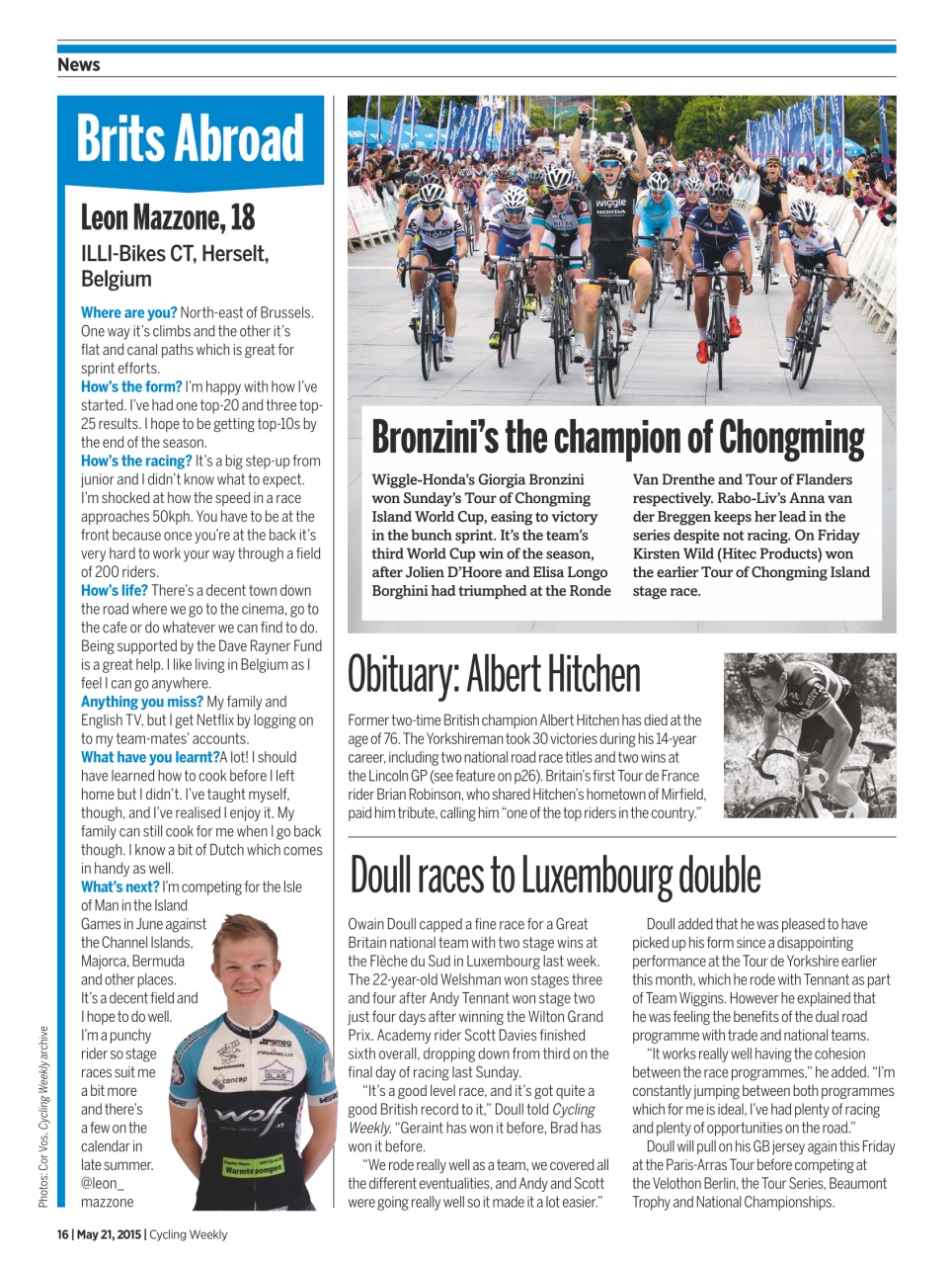 Cycling Weekly Preview Pages