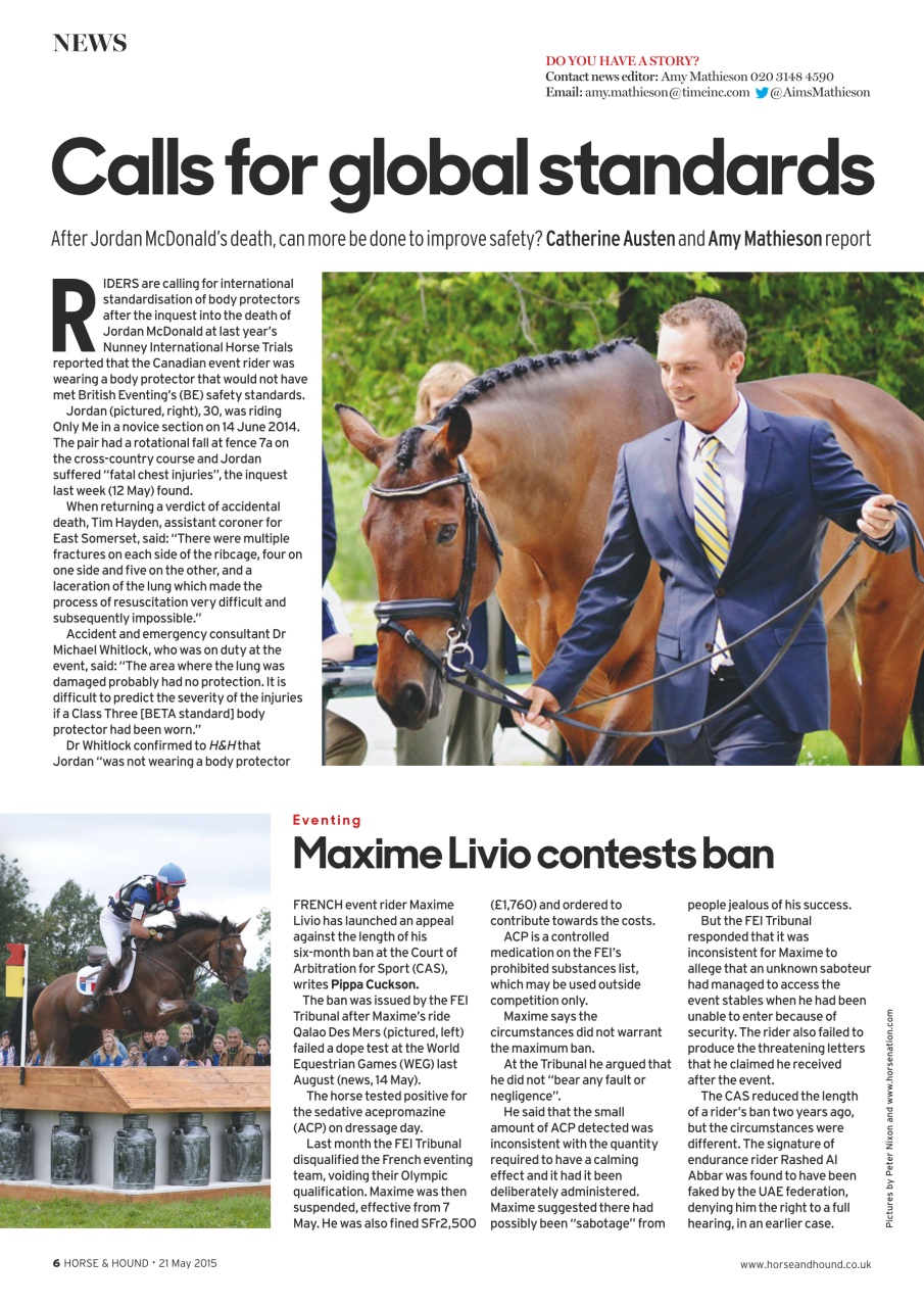 Horse & Hound Preview Pages
