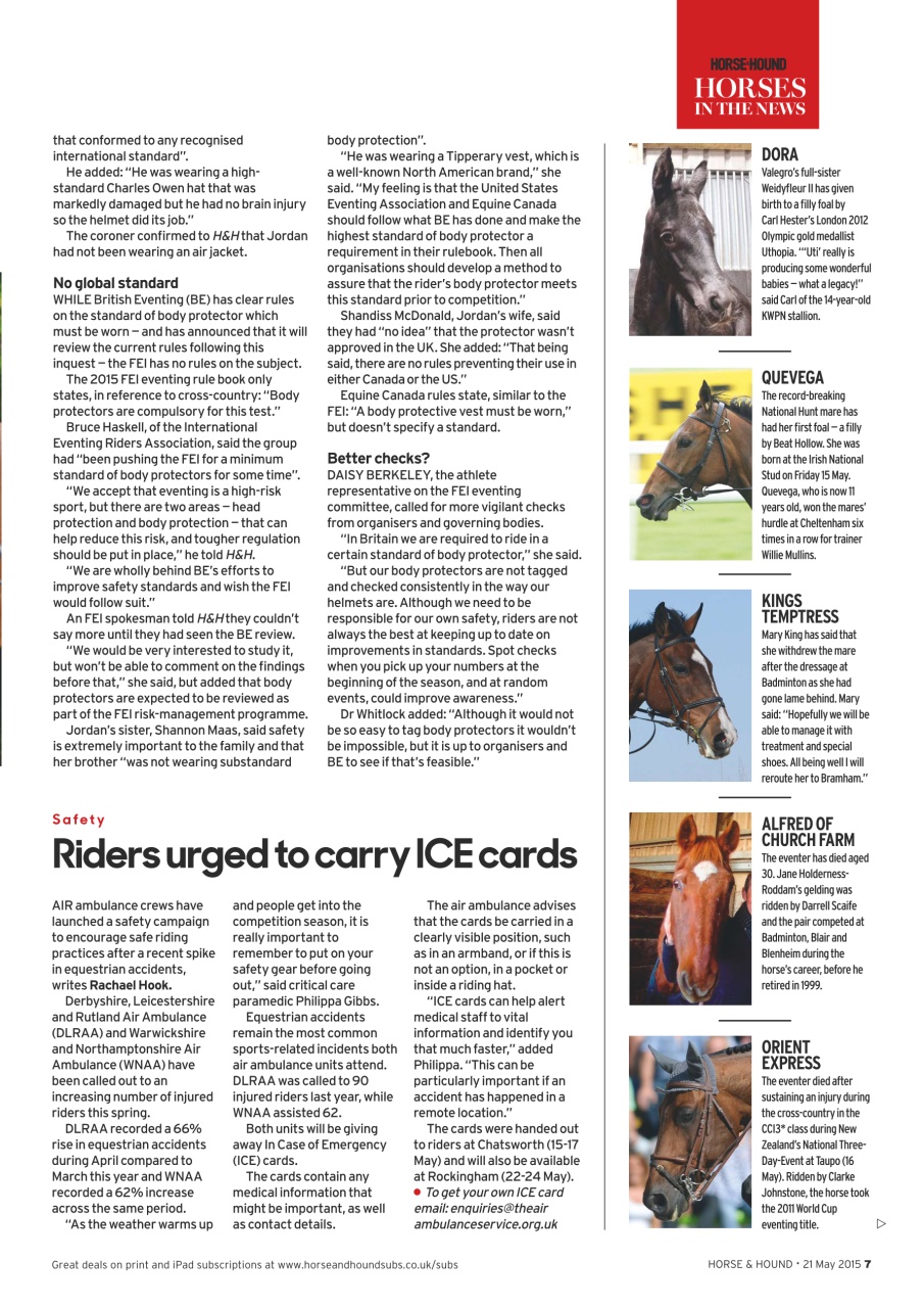 Horse & Hound Preview Pages