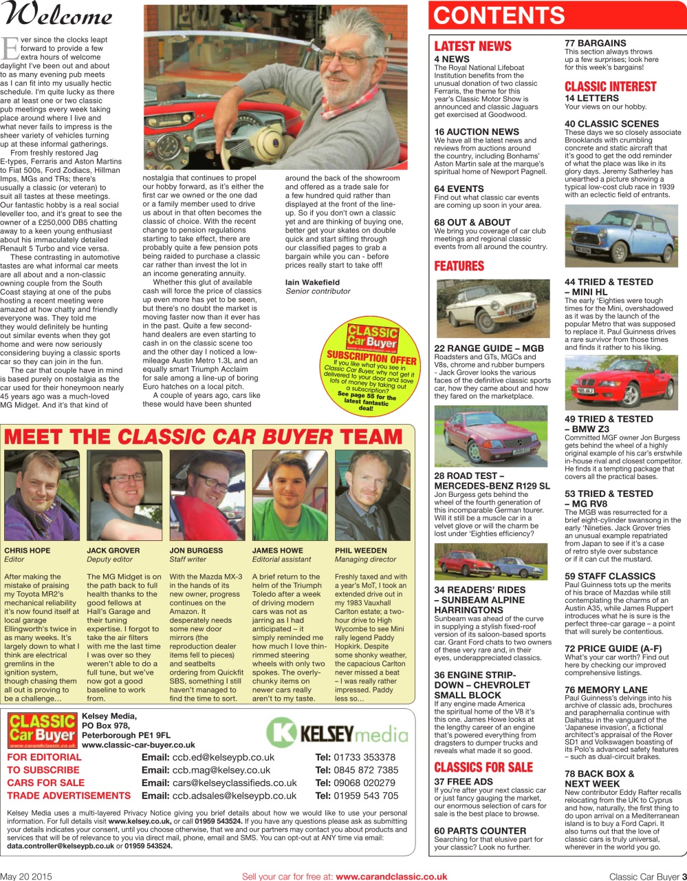 Classic Car Buyer Preview Pages
