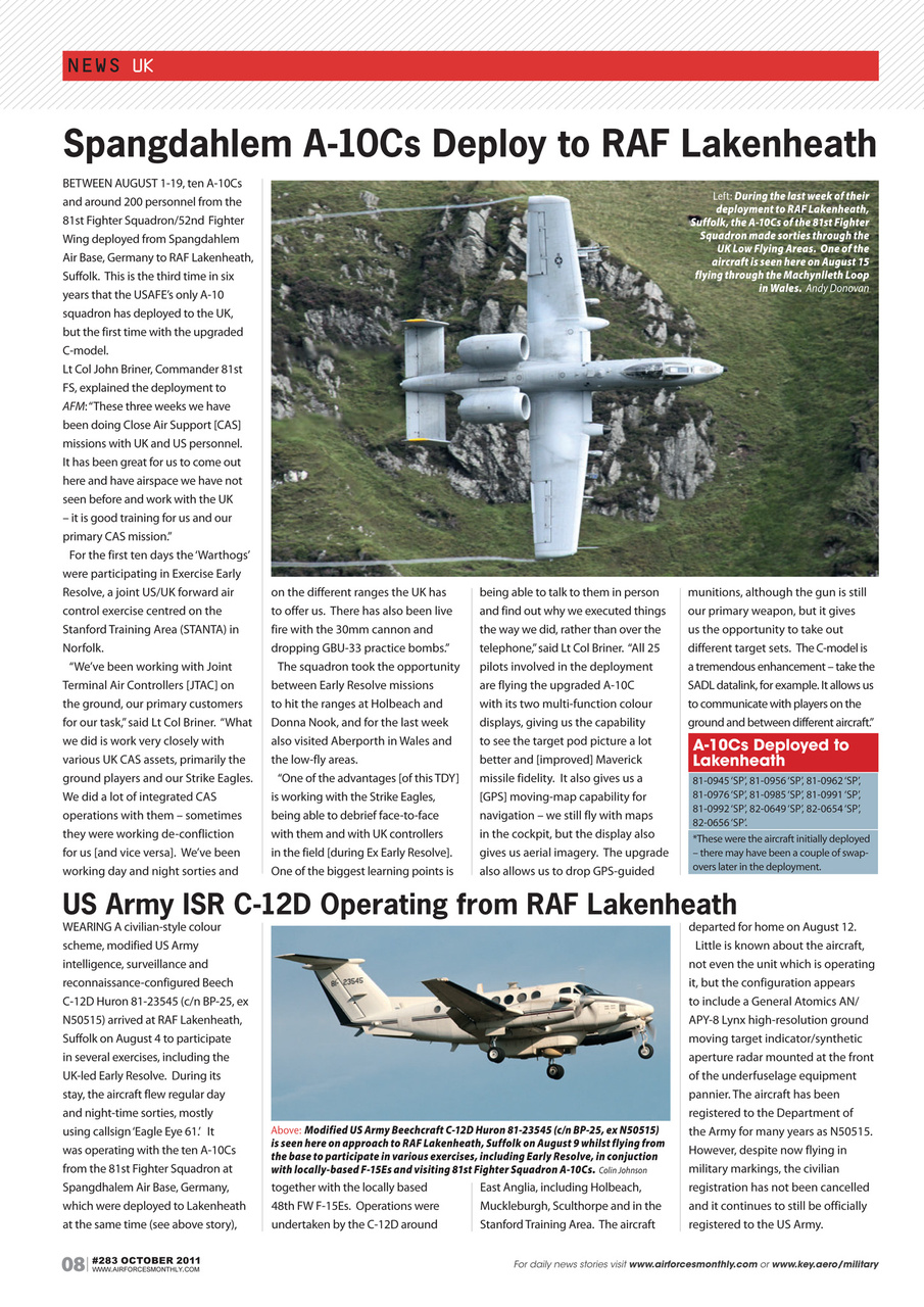 AirForces Monthly Preview Pages