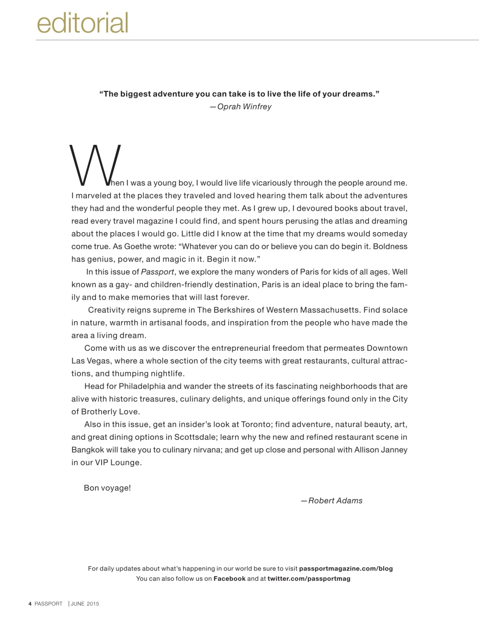 Passport Preview Pages