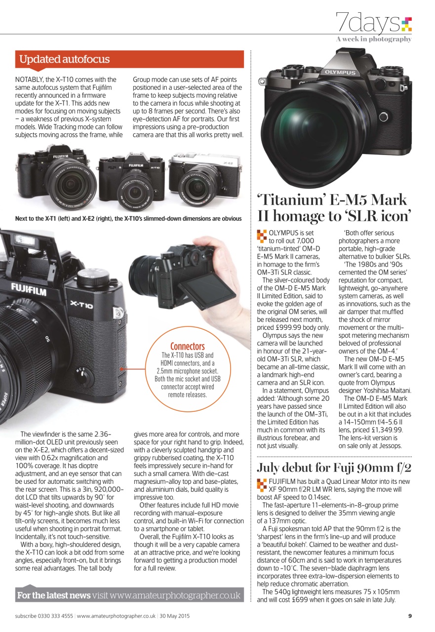 Amateur Photographer Preview Pages