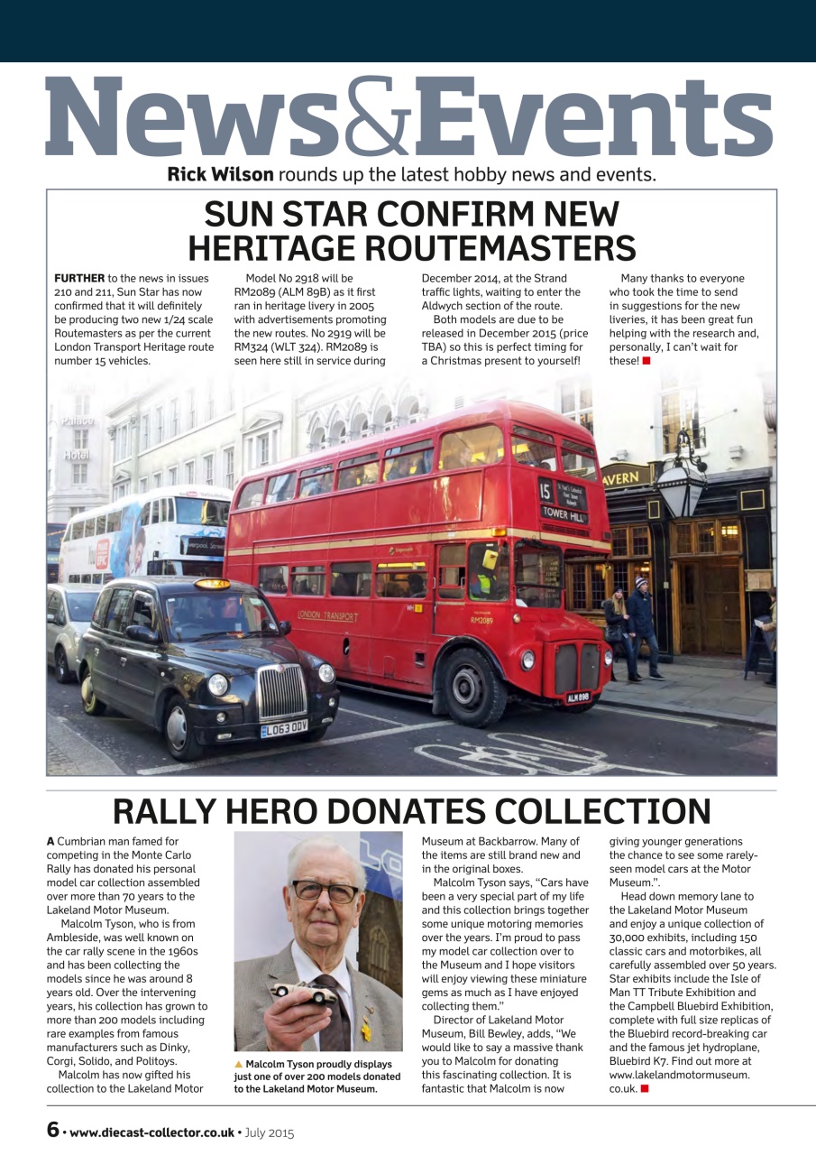 Diecast Collector Preview Pages