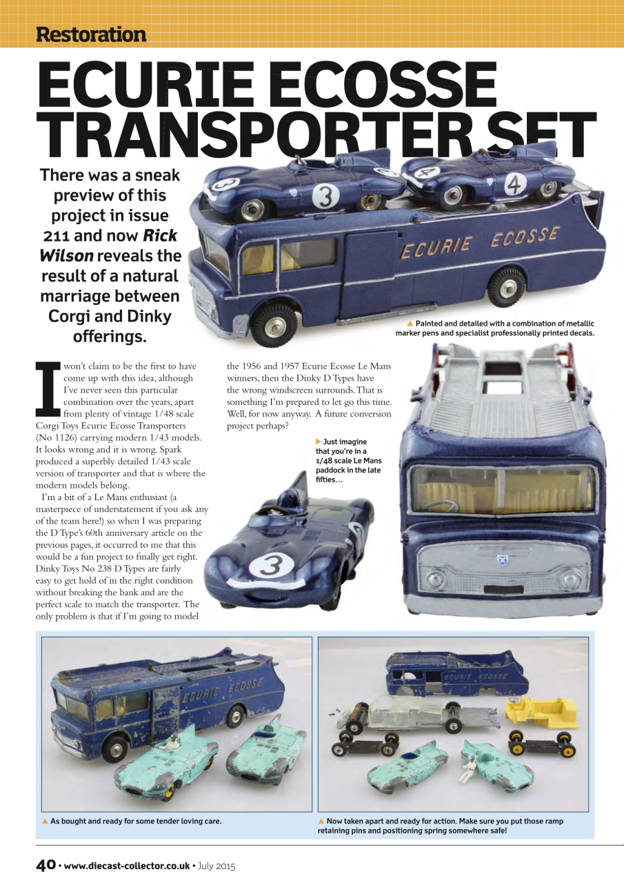 Diecast Collector Preview Pages