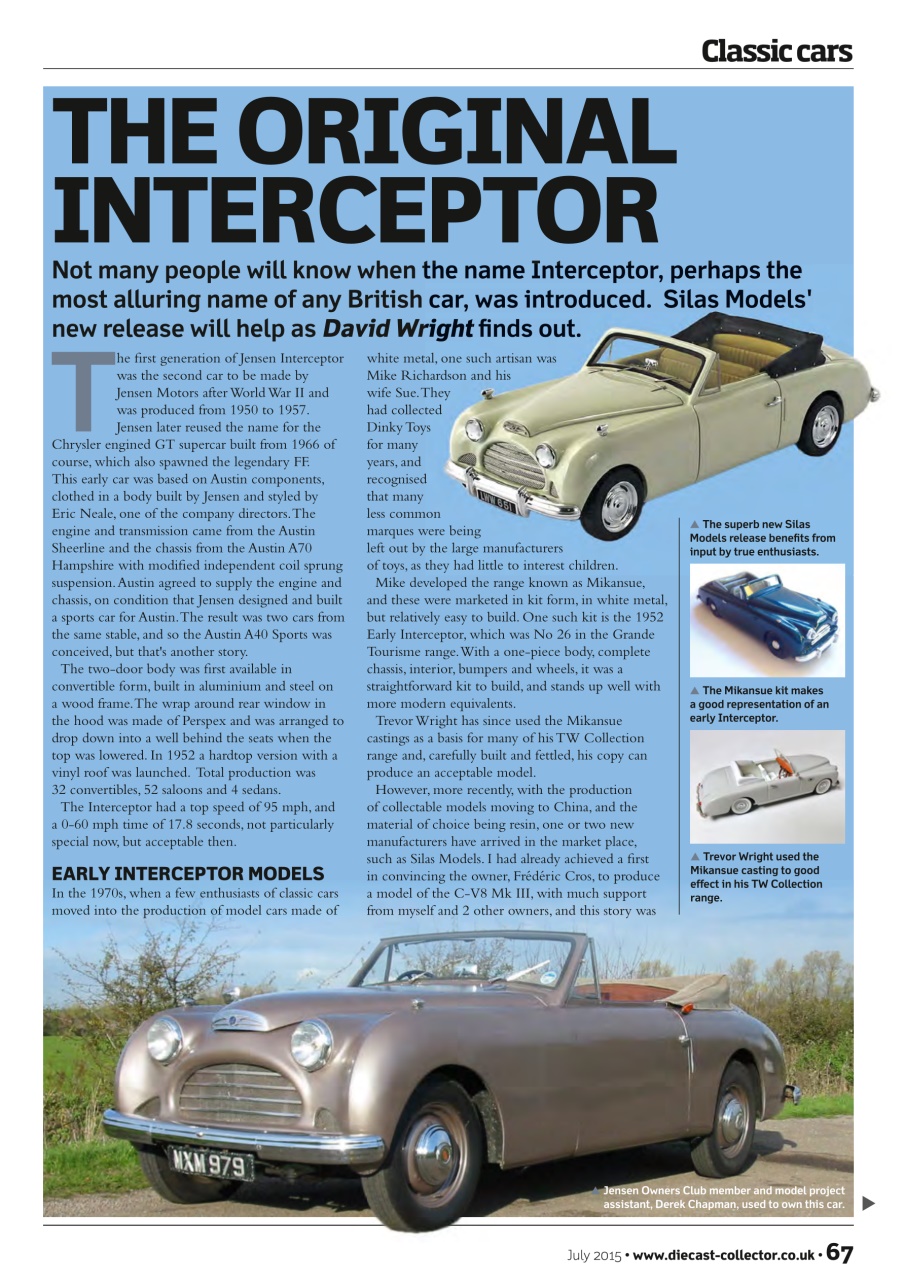 Diecast Collector Preview Pages