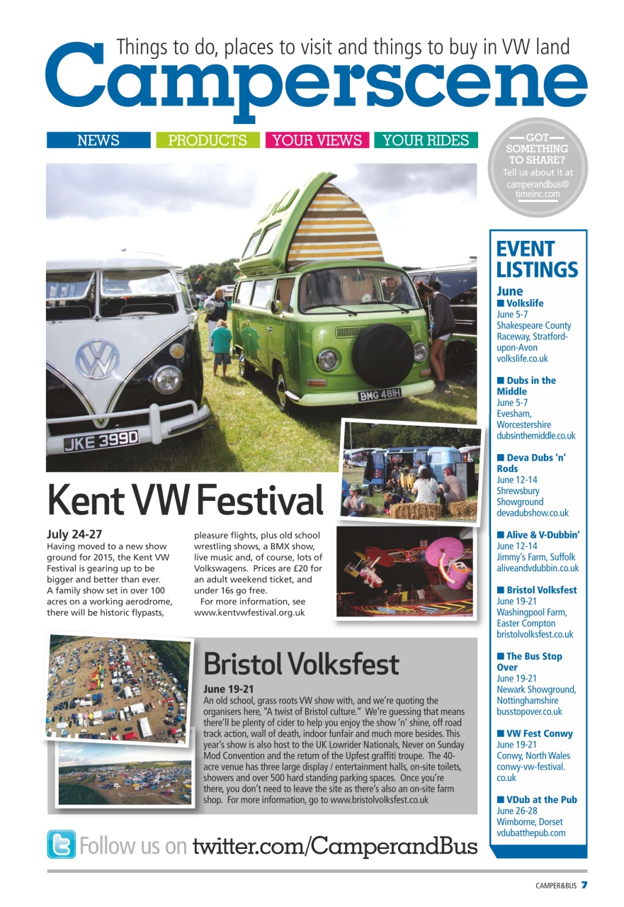 VW Camper Preview Pages