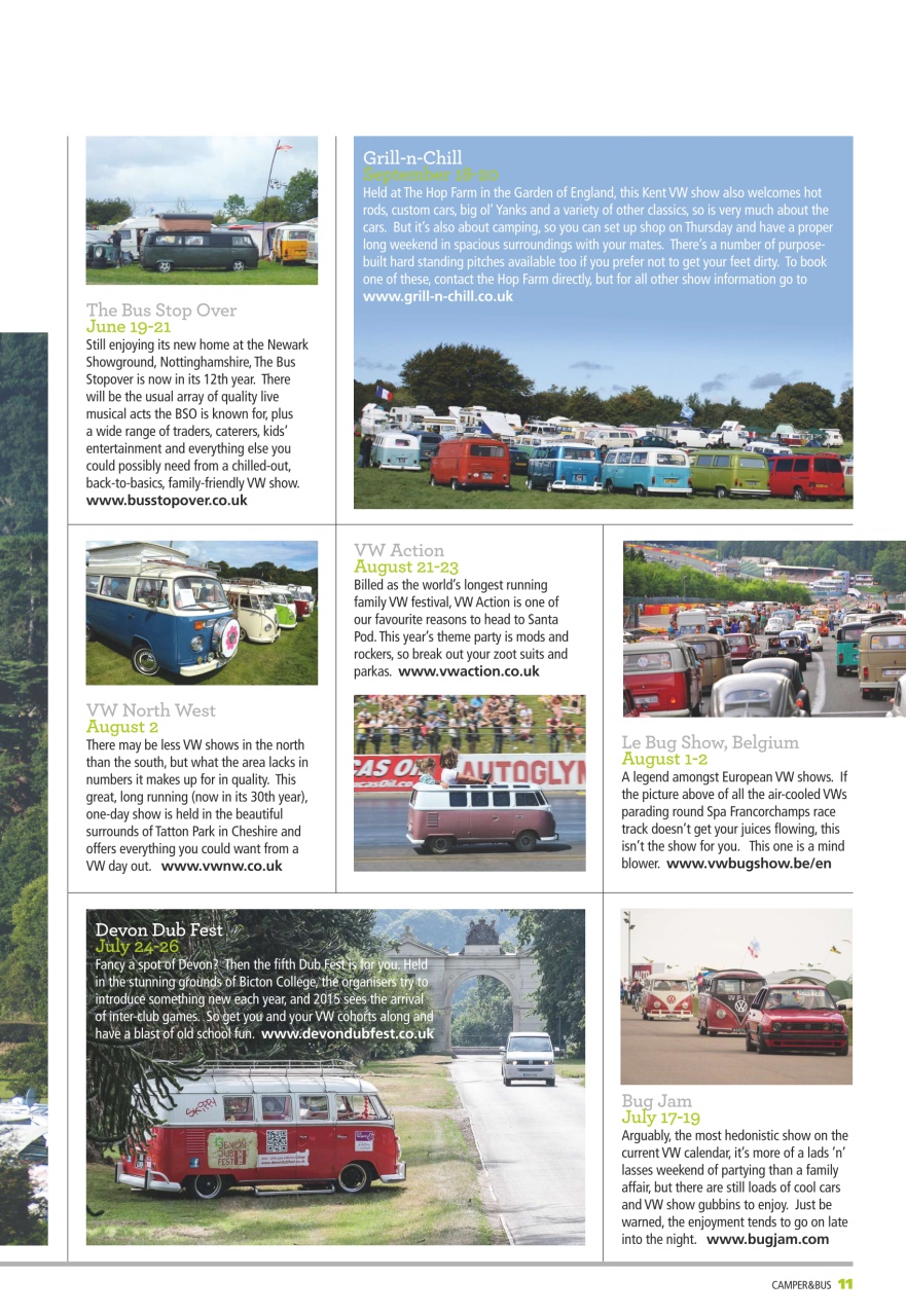 VW Camper Preview Pages
