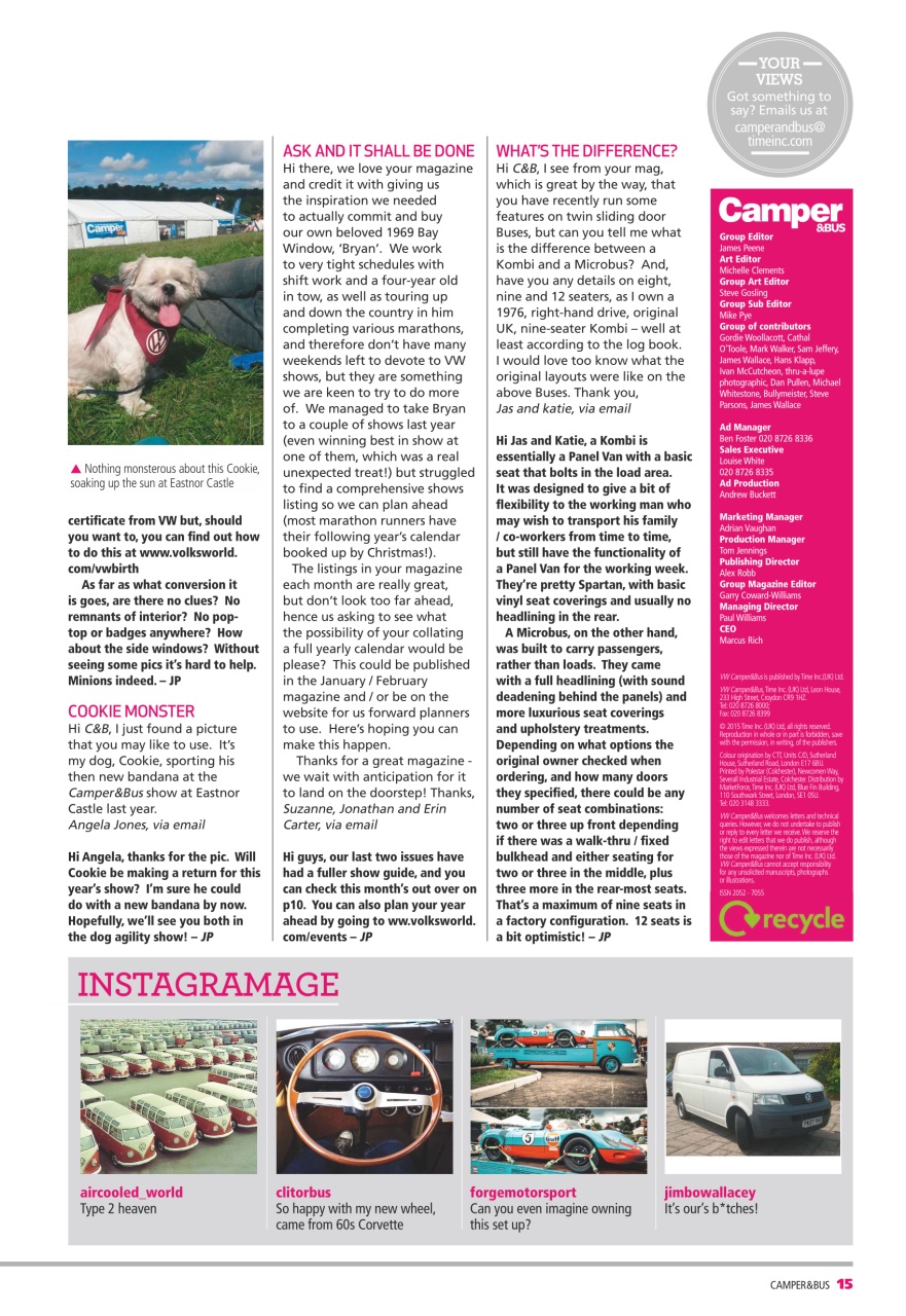 VW Camper Preview Pages