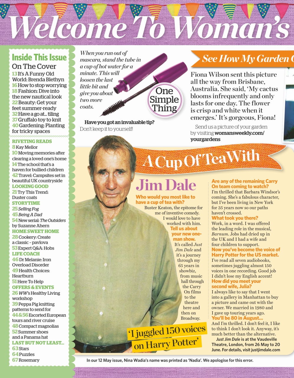 Woman's Weekly Preview Pages