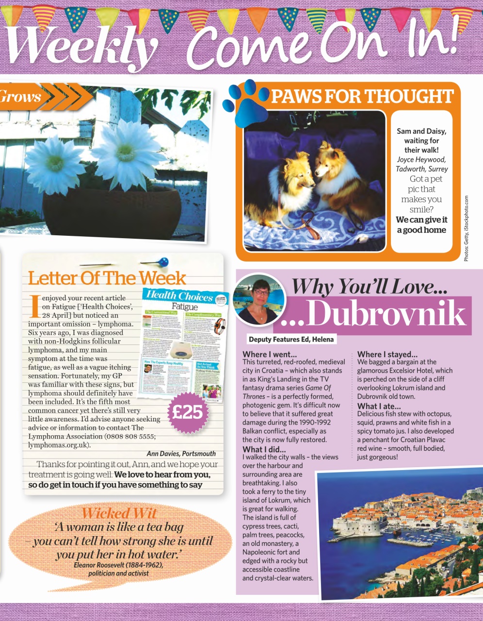 Woman's Weekly Preview Pages