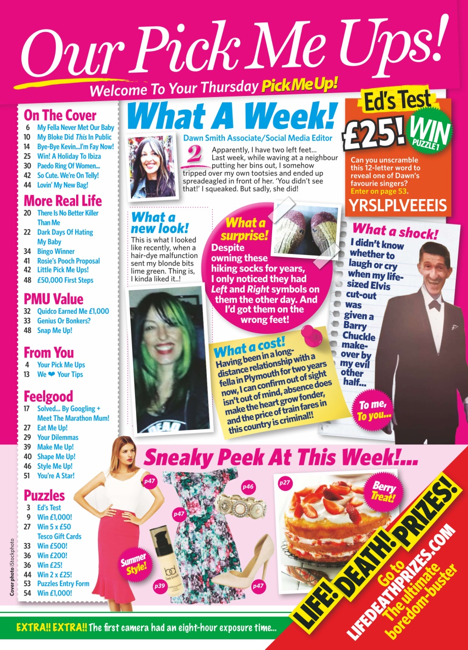 Pick Me Up Preview Pages