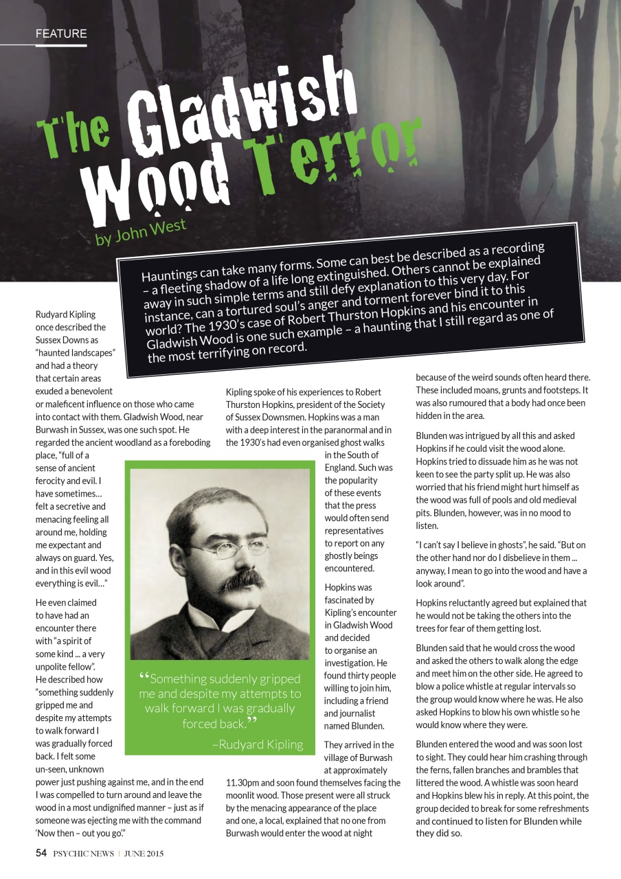 Psychic News Preview Pages