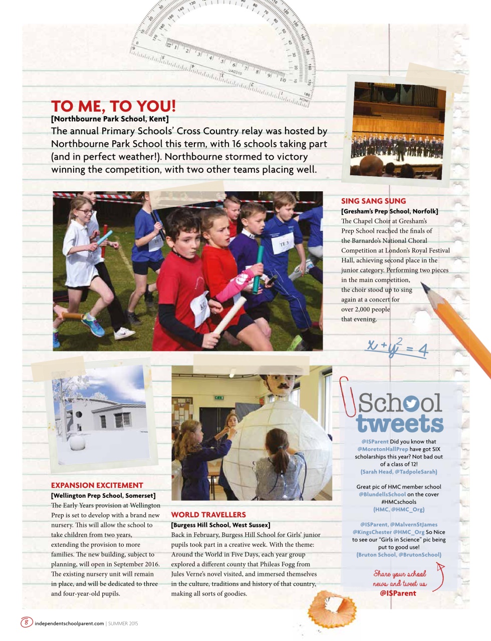 Independent School Parent Preview Pages