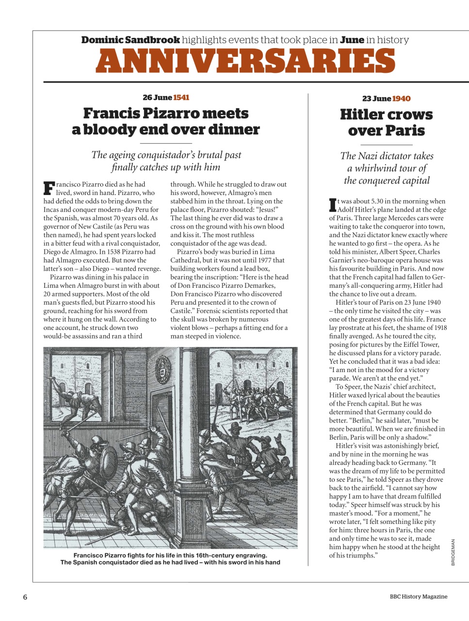 BBC History Magazine Preview Pages