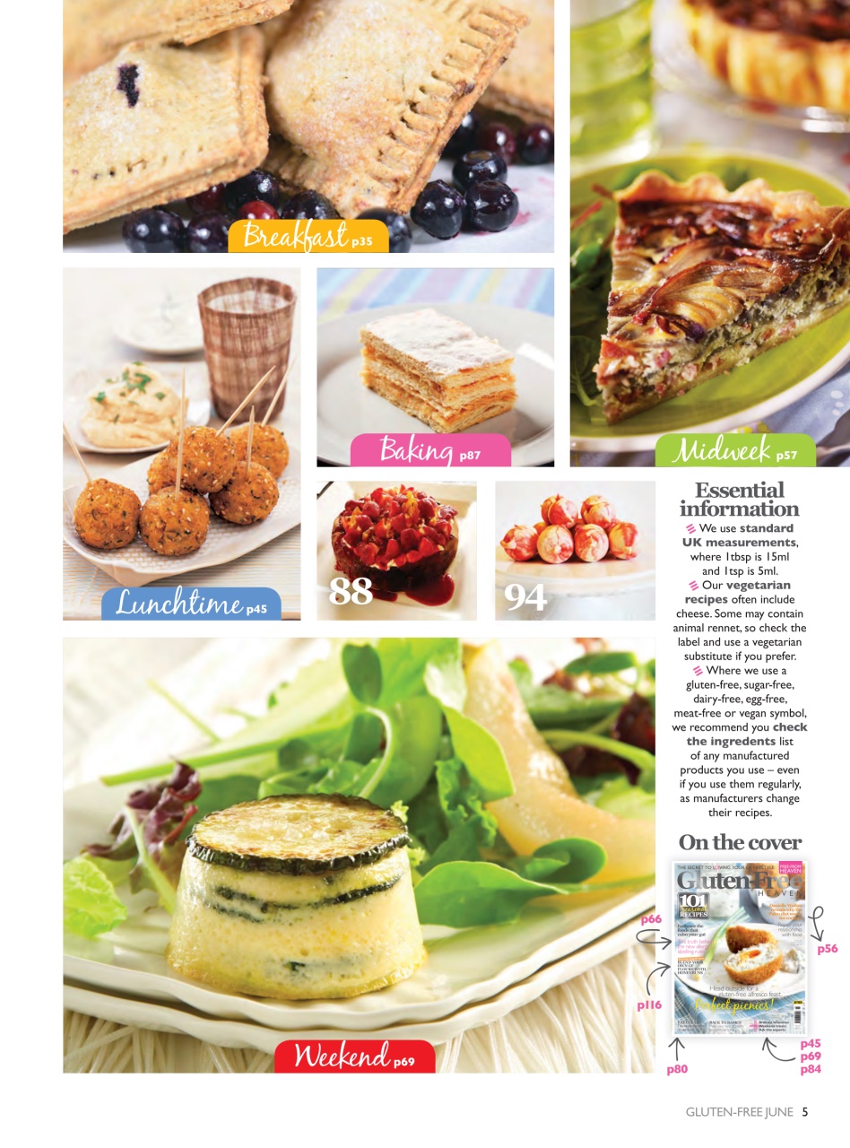 Gluten-Free Heaven Preview Pages