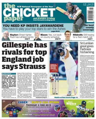 The Cricket Paper issue 22nd May 2015