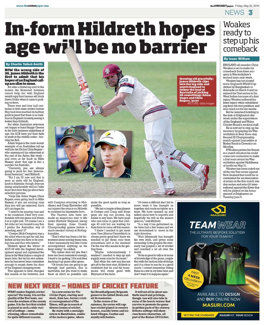 The Cricket Paper Preview Pages