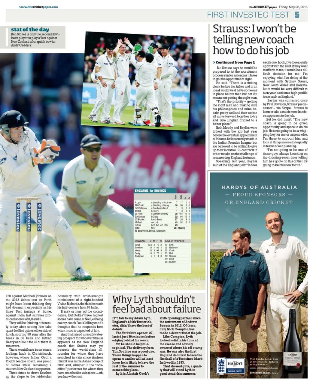 The Cricket Paper Preview Pages