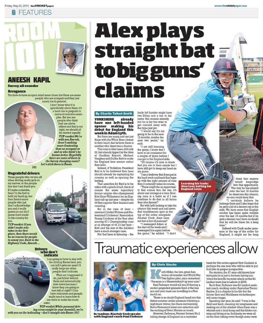 The Cricket Paper Preview Pages